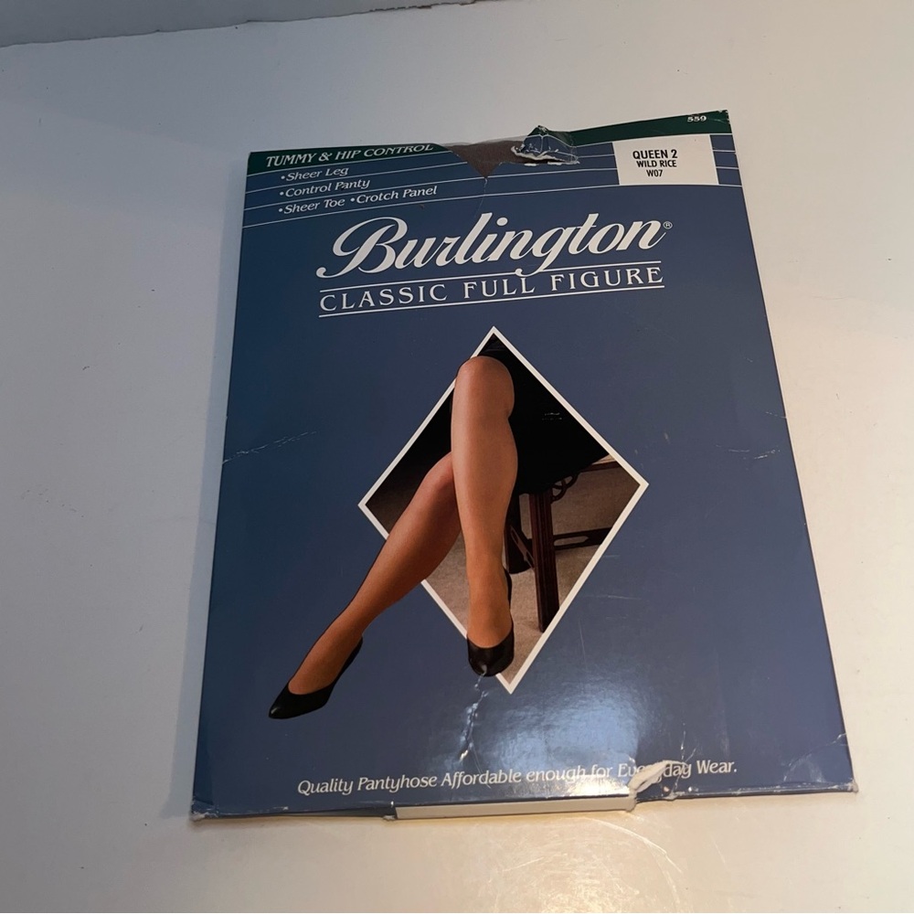 Vintage Burlington Classic Full Figure Wild Rice Size Queen 2